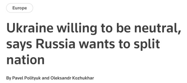 泽连斯基：乌克兰愿意保持中立，前提是…