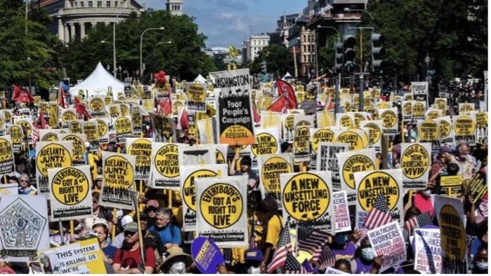 华盛顿爆发大规模“穷人运动”，抗议“对穷人和低收入者的政策谋杀”.国际
